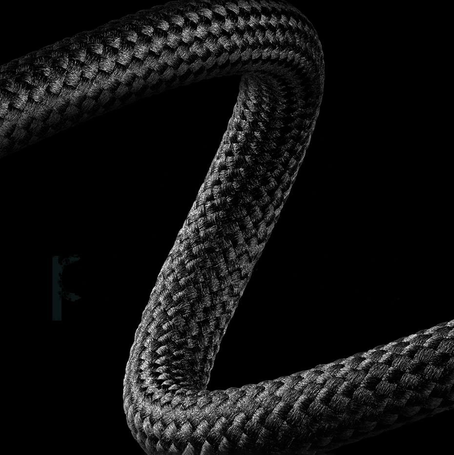 3-v-1 kabel Baseus Flash Series II, 1,5 m, 100 W, USB-A/USB-C/Lightning/Micro USB, modra