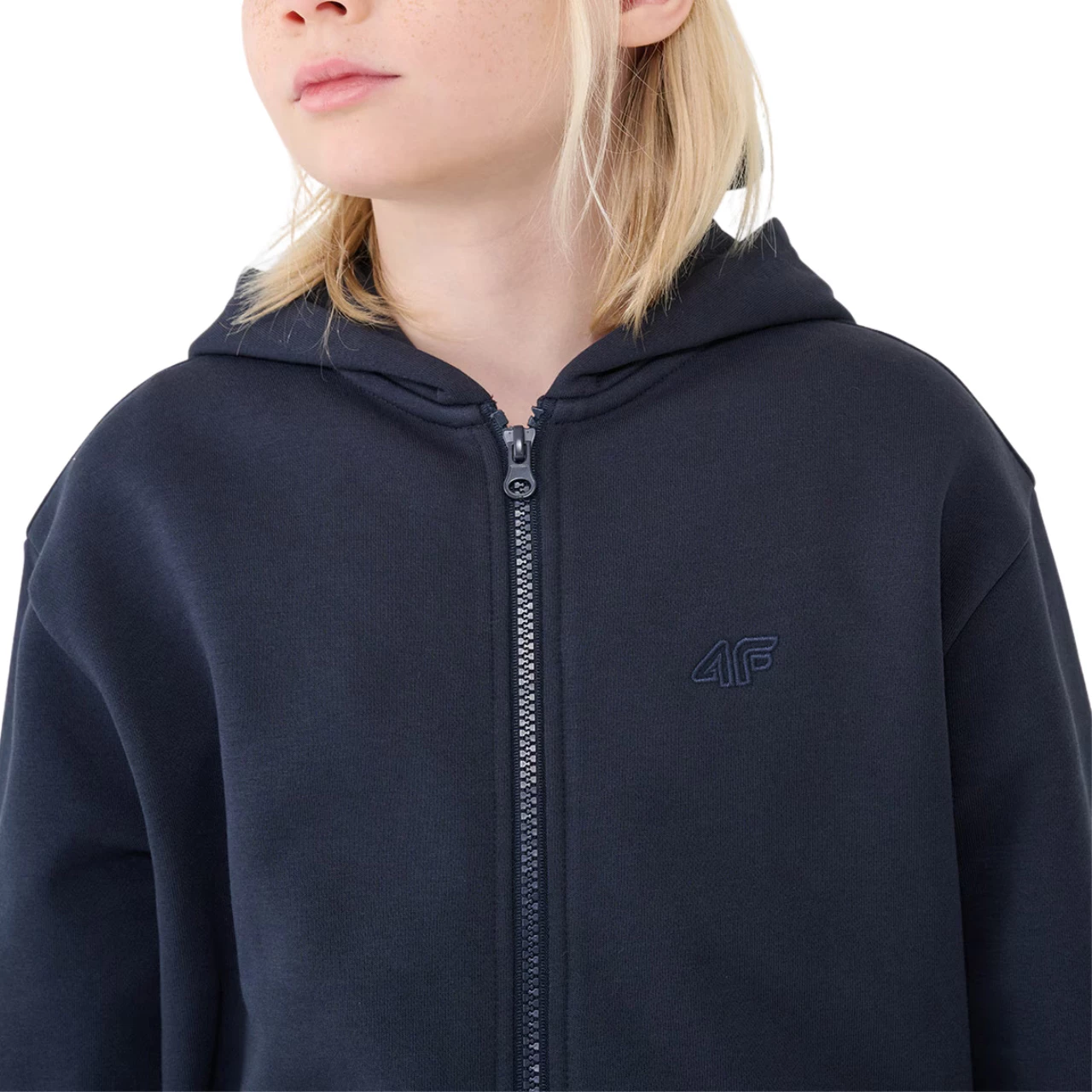 Pulover za fante, 4F, temno moder