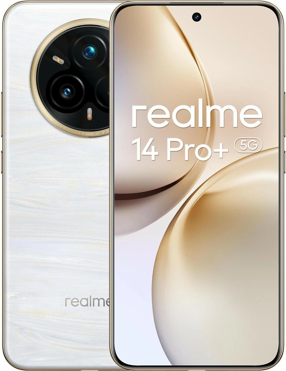Pametni telefon Realme 14 Pro+ 5G, 8/256GB, Pearl White