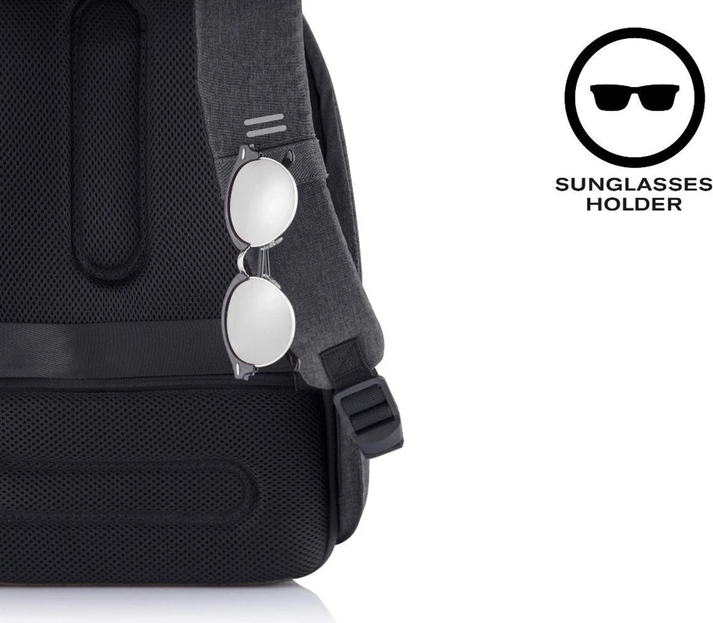 Prostorna protikradenska črna nahrbtnik za prenosnik XD Design