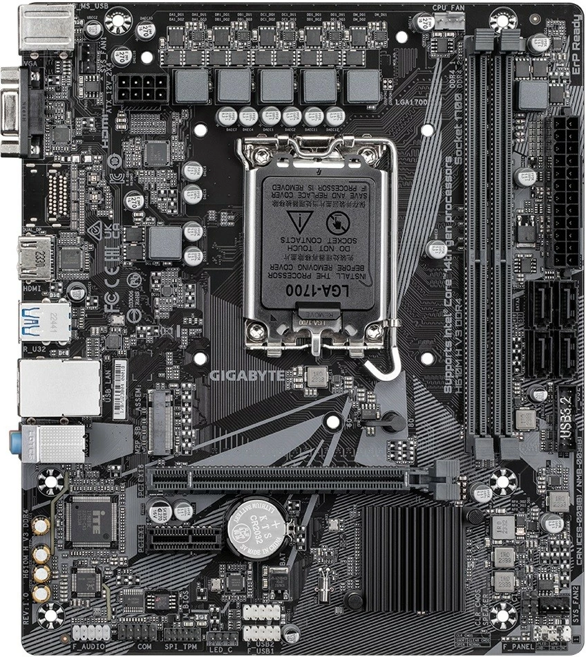 Plošča LGA1700, Gigabyte H610M H V3 DDR4, micro ATX