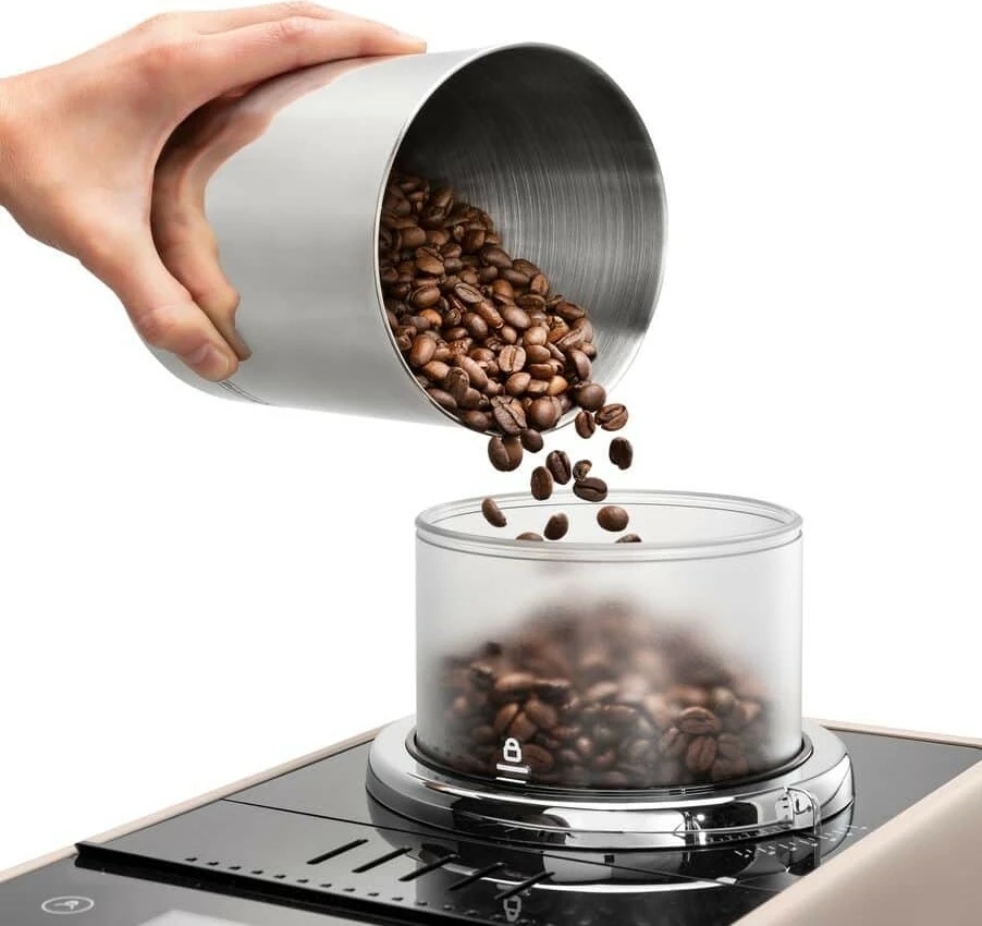 Aparat za kavo DeLonghi Rivelia, avtomatski, 1,4 L, bež