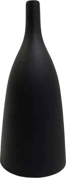 Keramična namizna dekoracija GALAD FH4635.02 črna mat Φ14x33.5Hcm