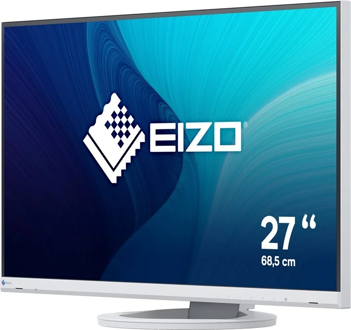 Monitor 27", Quad HD, IPS, bel — EIZO FlexScan EV2760-WT