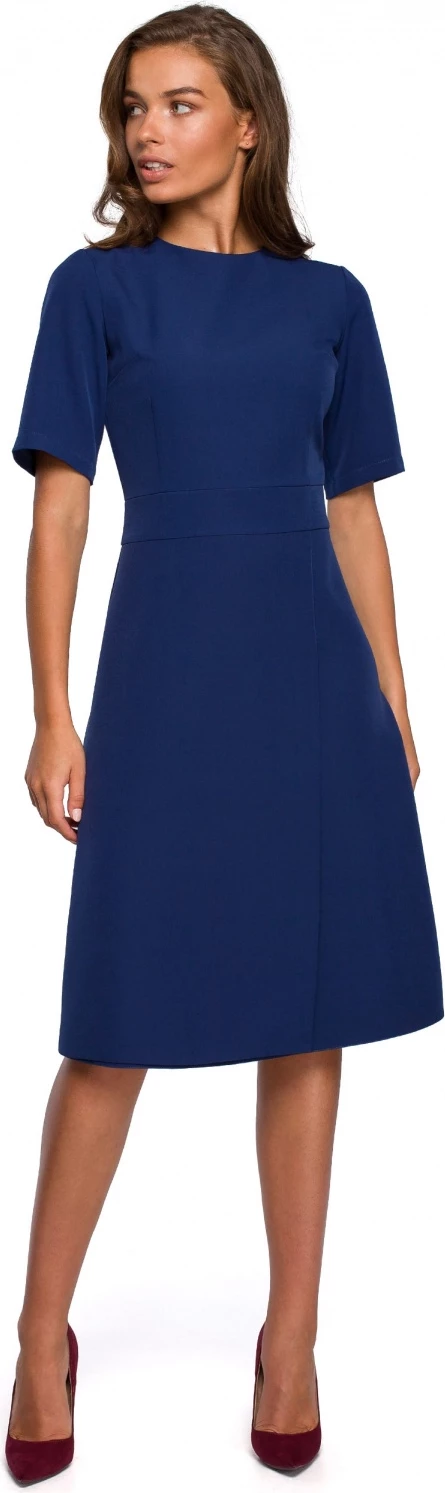 Elegantna obleka Stylove 149234, temno modra