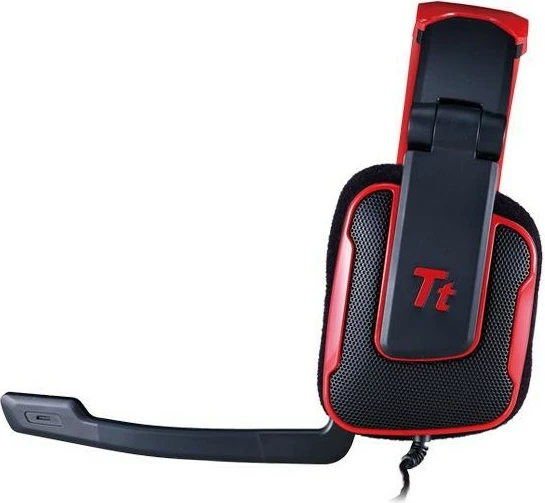 Gaming slušalke TteSPORTS SHOCK Royal Red, 3,5 mm, z mikrofonom, črno/rdeče