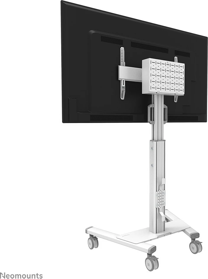 Prenosni voziček za TV, Neomounts Newstar FL50S-825WH1, za zaslone 37–75 inčev, nastavljiva višina, bela Prenosni voziček za TV, Neomounts Newstar FL50S-825WH1, za zaslone 37–75 inčev, nastavljiva višina, bela