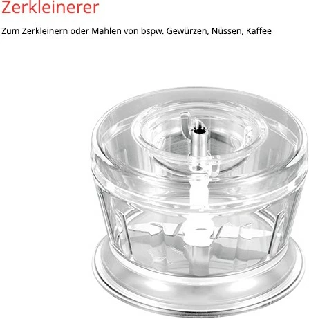 Ročni mešalnik, UNOLD ESGE‑Zauberstab M 122 de Luxe, 0,6 L, siv Ročni mešalnik, UNOLD ESGE‑Zauberstab M 122 de Luxe, 0,6 L, siv