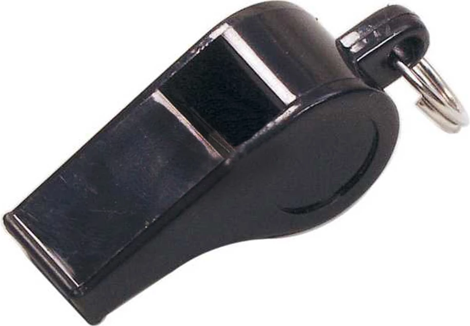 Plastična piščalka Select, črna