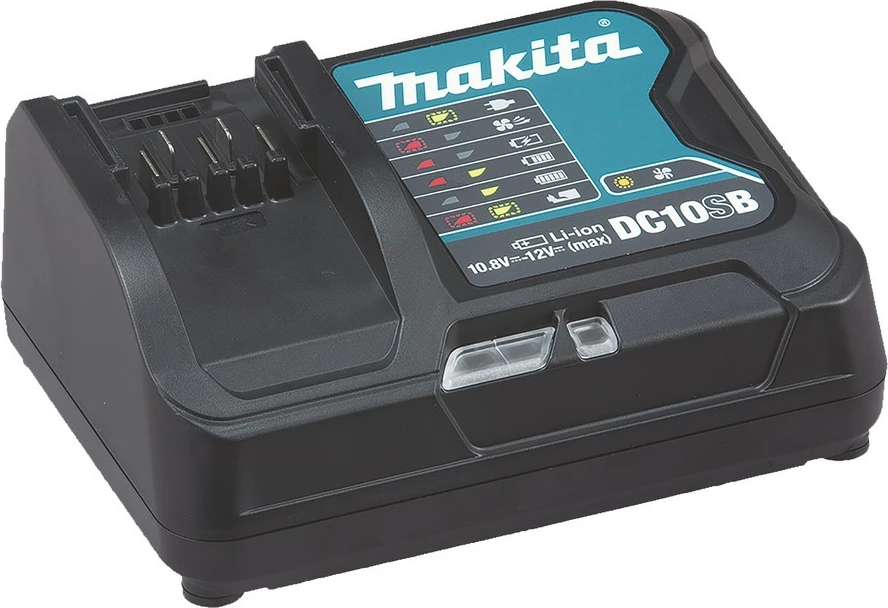 Polnilec baterij Makita DC10SB, 10,8 V–12 V
