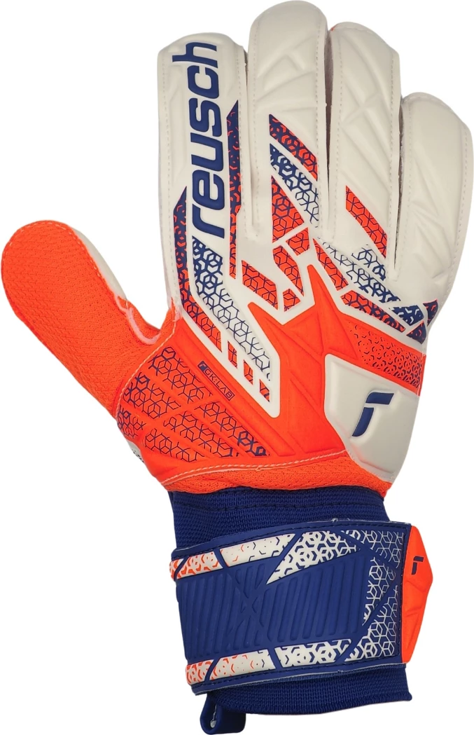 Rokavice za vratarje Reusch, moške, bele-oranžne