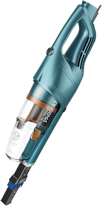 Vertikalni sesalnik Deerma DX900, 0,8 L, 600 W, moder