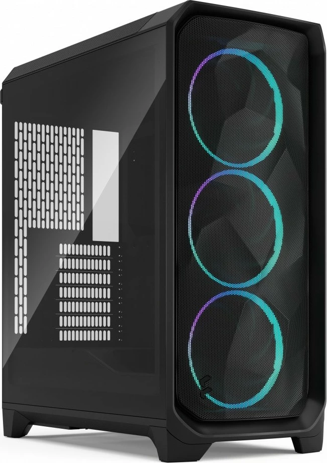 Kompjuterska ohišje Meshify 3, RGB, kaljeno steklo, ATX, E-ATX, Fractal Design, črno