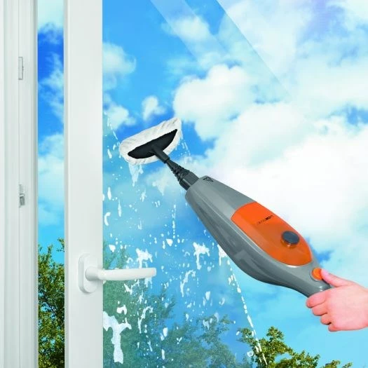 Parni mop, 0,3 L, 1500 W, oranžen/siv, Clatronic