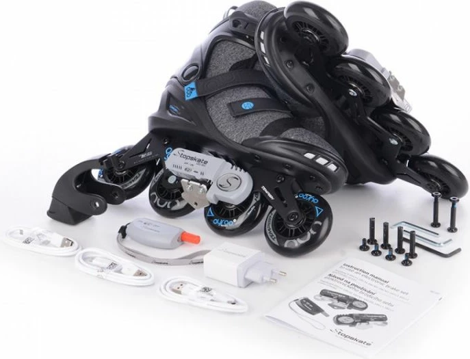 Rolke Tempish Ayroo Top EBS, črne in srebrne