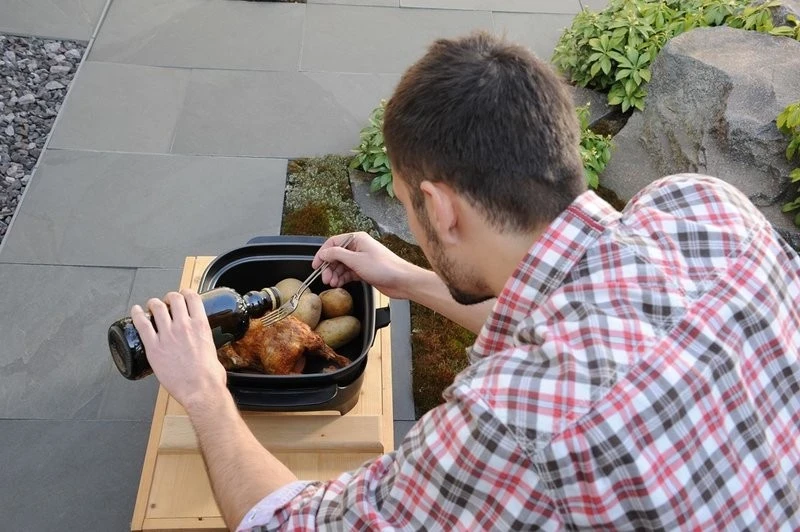 Električni ponev za peko ETA, črn