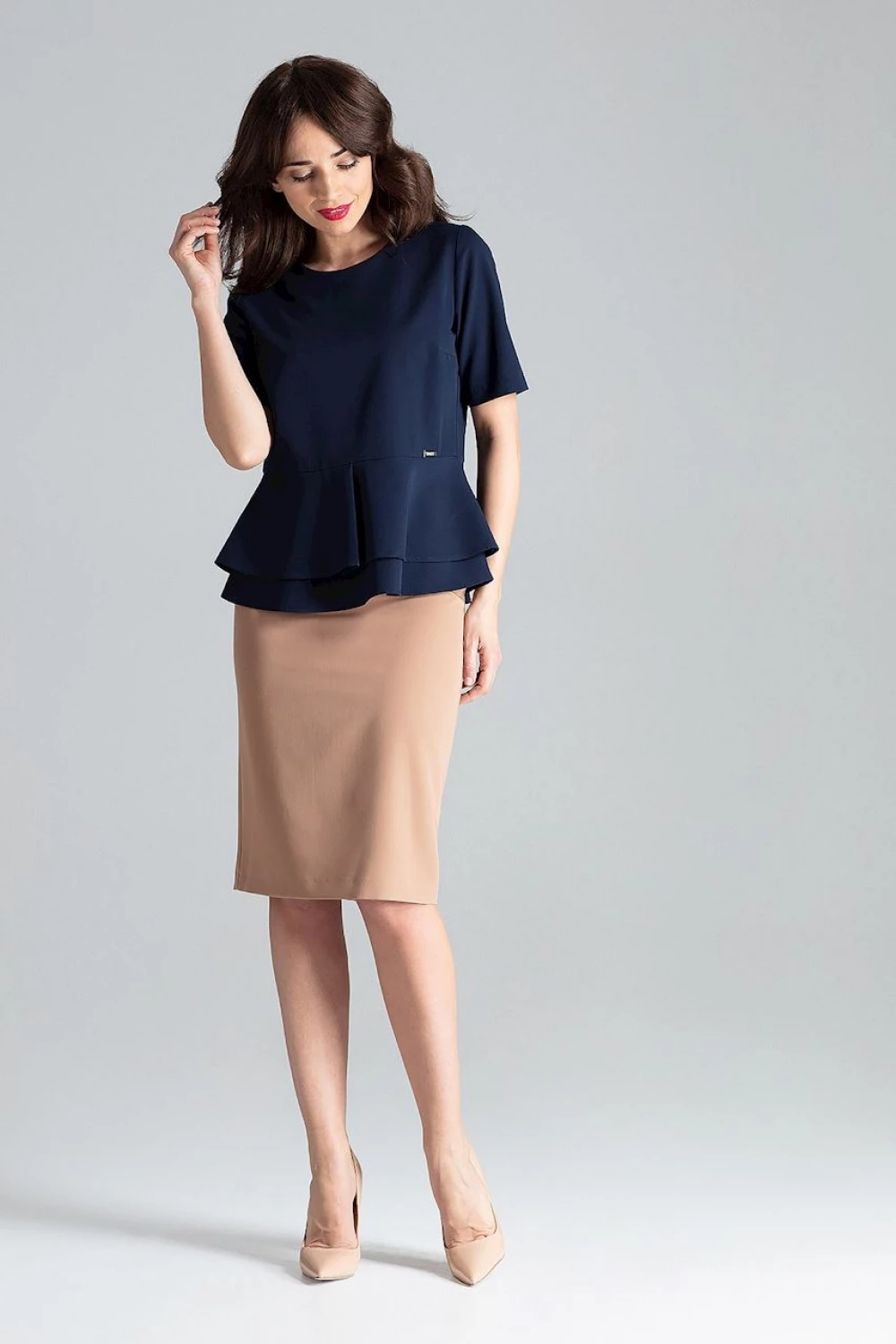 Bluza Lenitif model 130978, modra