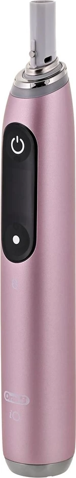 Električna zobna ščetka iO Series 9 Duo Pack, Braun Oral-B, z vgrajeno baterijo, črna in rožnata, set 2 kosa