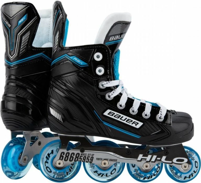 Patina za hokej za otroke Bauer, črno-zelena