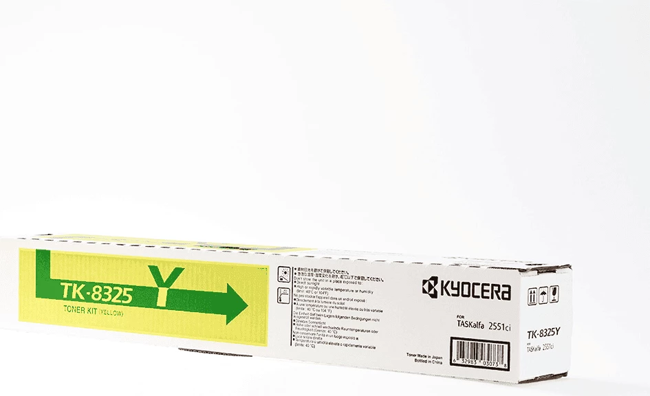 Toner kartuša Kyocera TK-8325Y / 1T02NPANL0, 12.000 strani, rumena