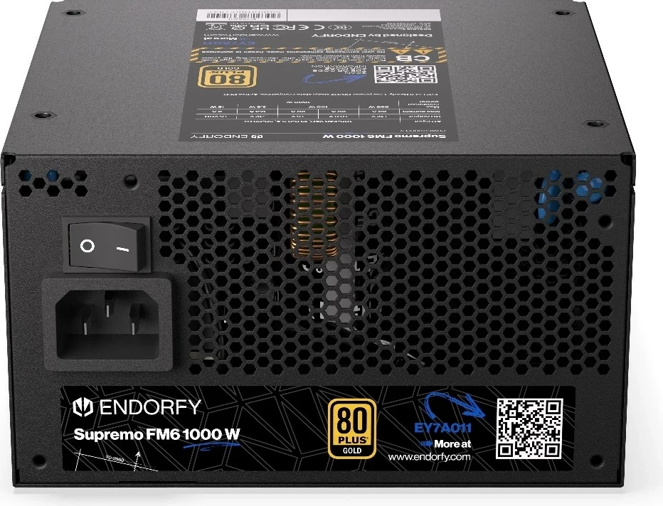 Napajalnik ENDORFY Supremo FM6 1000W, črn