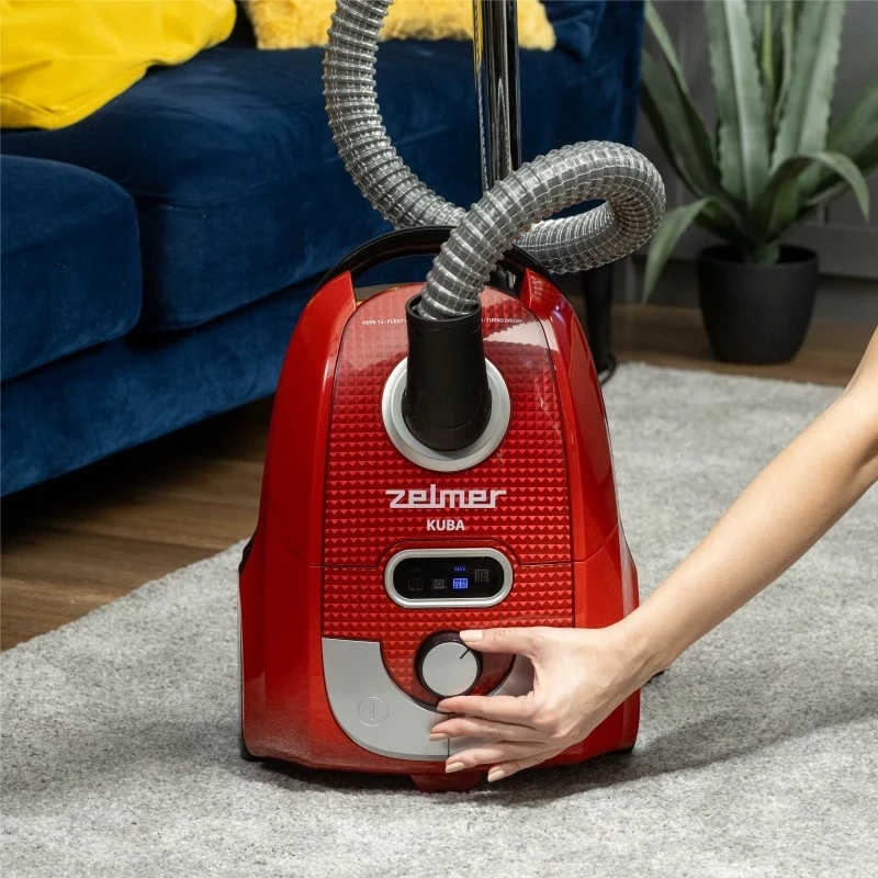 Sesalnik Zelmer ZVC335 Kuba, 3 L, rdeč