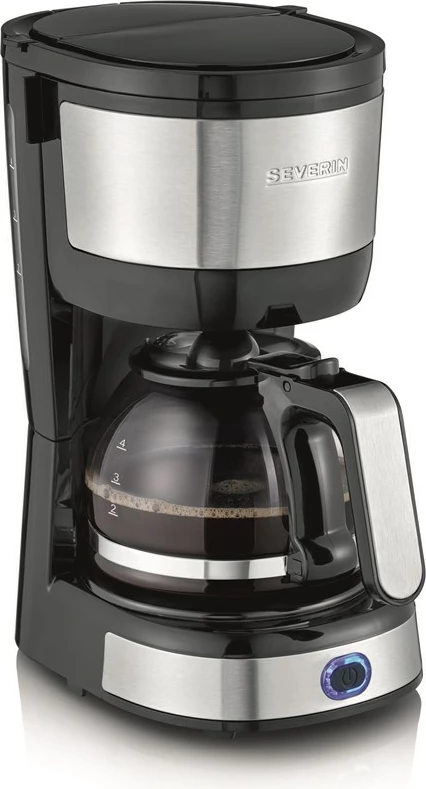 Kapalka za kavo, Severin KA 4808, drip, 4 skodelice, polavtomatska, črna Kapalka za kavo, Severin KA 4808, drip, 4 skodelice, polavtomatska, črna
