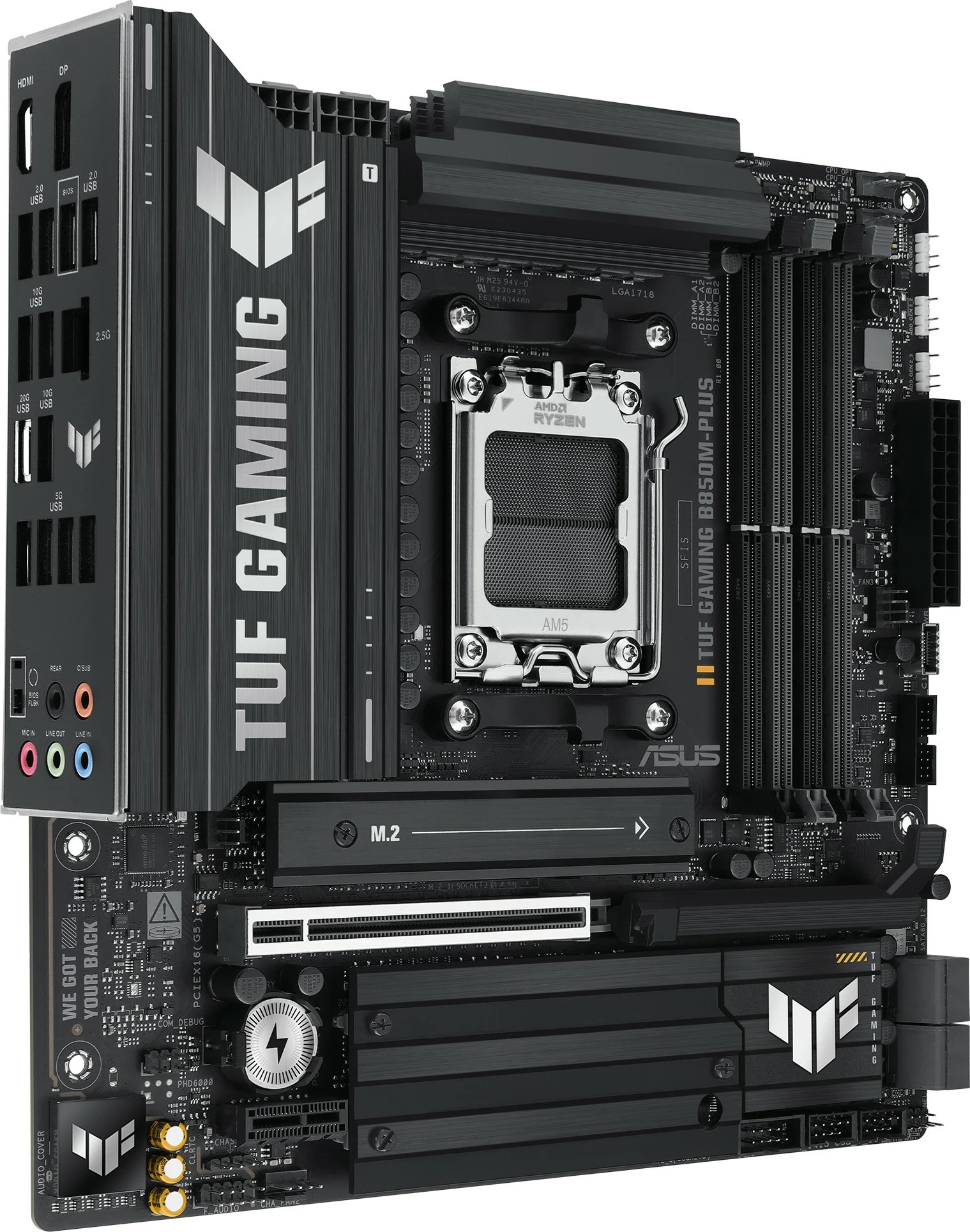Matična plošča ASUS TUF B850M-PLUS, Socket AM5, micro ATX Matična plošča ASUS TUF B850M-PLUS, Socket AM5, micro ATX
