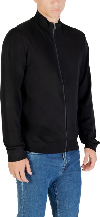 Pletenina za moške Armani Exchange, črna