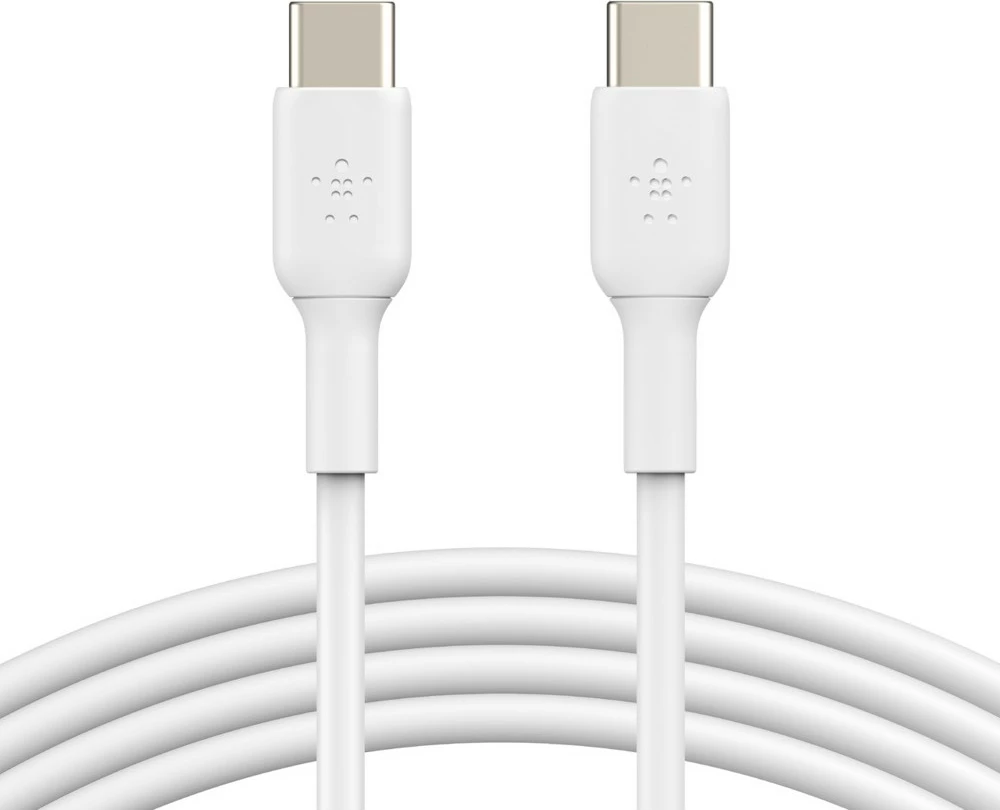 USB-C kabel 1 m Belkin CAB003BT1MWH, USB C - USB C, bel
