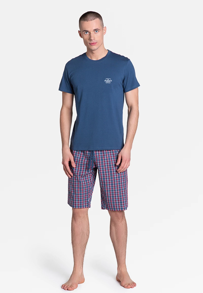 Moška pižama Henderson 150893, temno modra