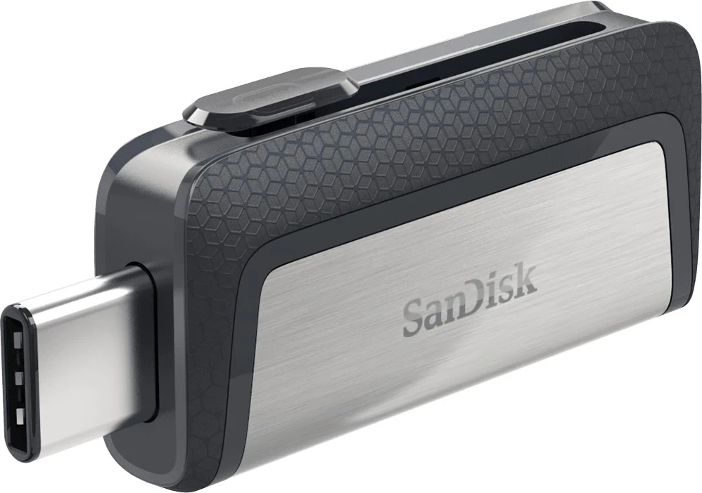 USB ključek SanDisk Ultra Dual Drive USB Type-C 32 GB, črn in srebrn