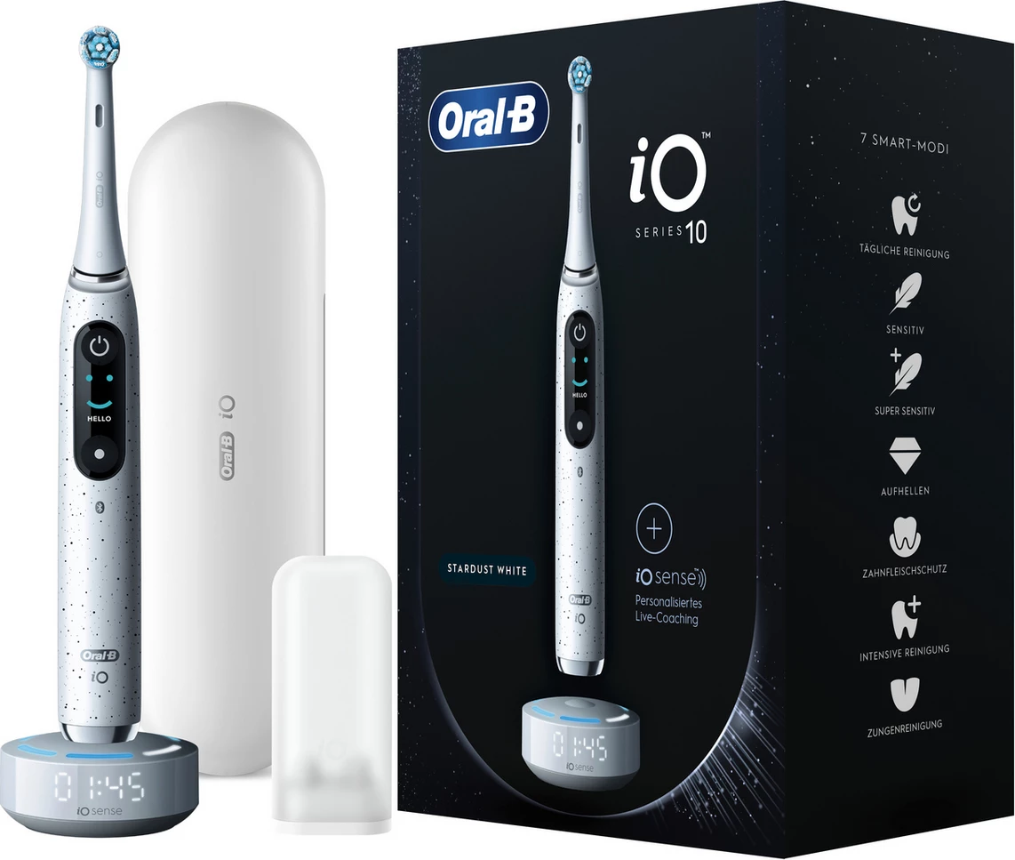 Električna zobna ščetka Oral-B iO10 435457, bela