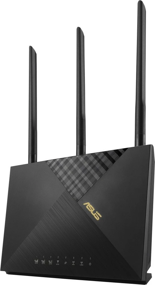 Usmerjevalnik 4G WiFi 6 AX1800 Asus 4G-AX56, 4x LAN, 1x WAN, 1x SIM, črn