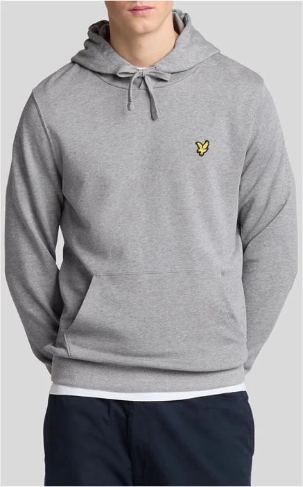 Duks s kapuco, Lyle & Scott, moški, siv