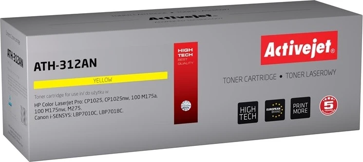 Toner zamenjava Activejet ATH-312AN za tiskalnik HP, rumen