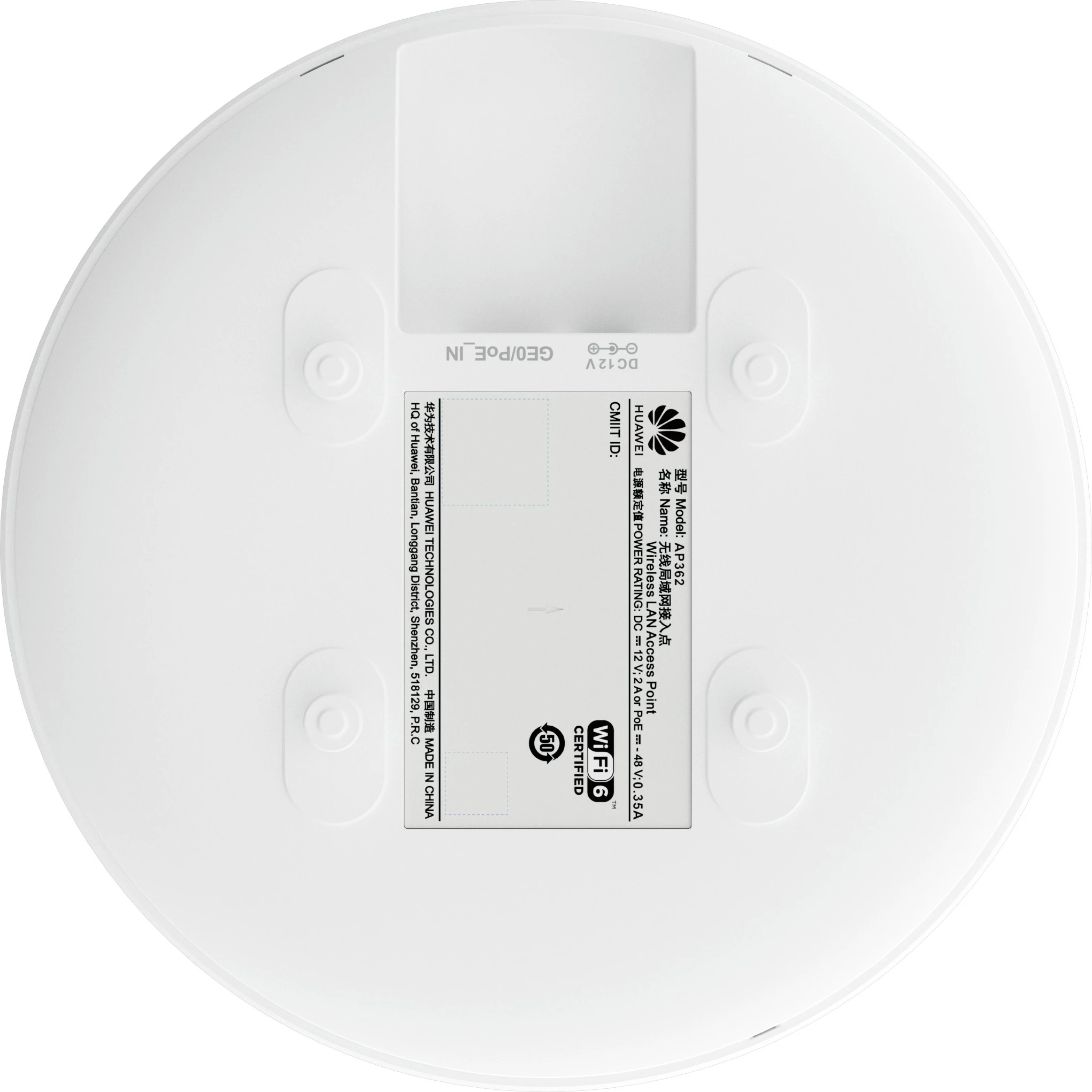 Access point Huawei eKit AP362, 2,4 GHz, 5 GHz, 2975 Mbit/s