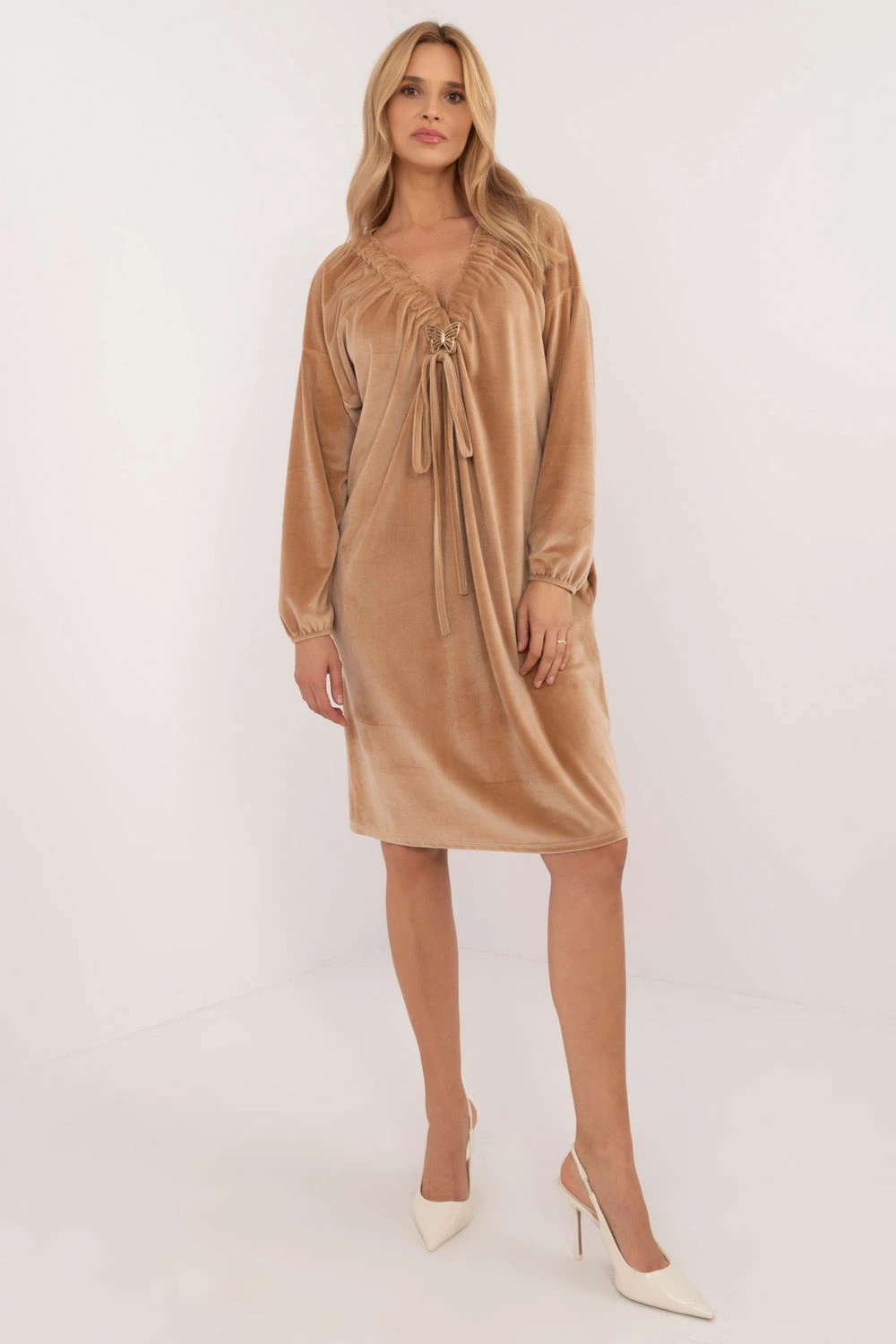 Obleka za ženske Italy Moda 201586, rjava