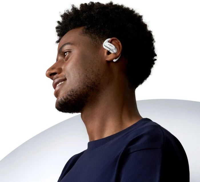 Pametna ura SHOKZ OpenFit Air, Bluetooth, bela