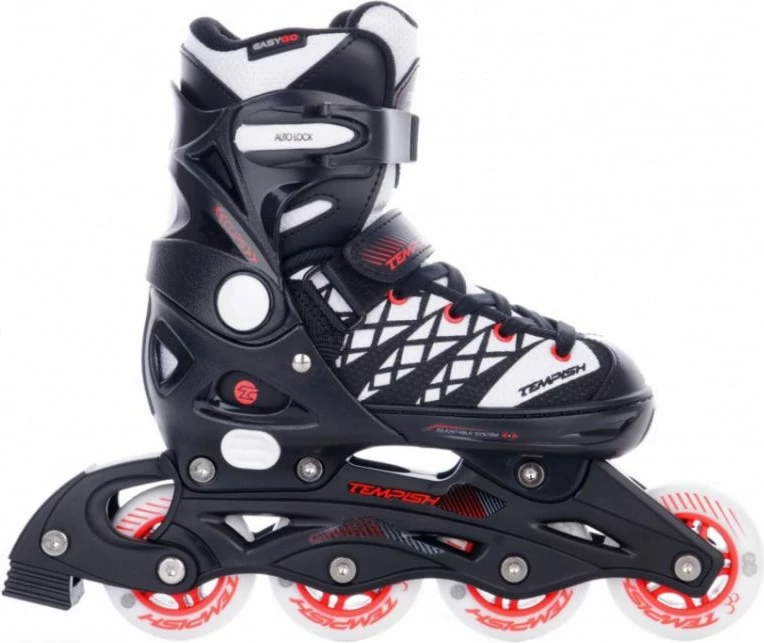 Otroški rolerji Tempish, beli in črni