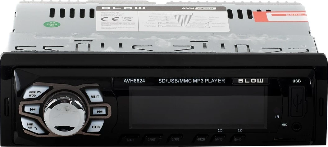 Avtoradio, črn BLOW AVH-8624