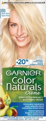 Krema za beljenje las Garnier Color Naturals Creme E0 Super Blond za ženske, 1 kos