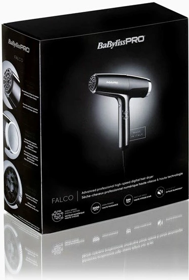 Sušilnik za lase BaByliss Falco BAB8550BE, 2000 W, črn