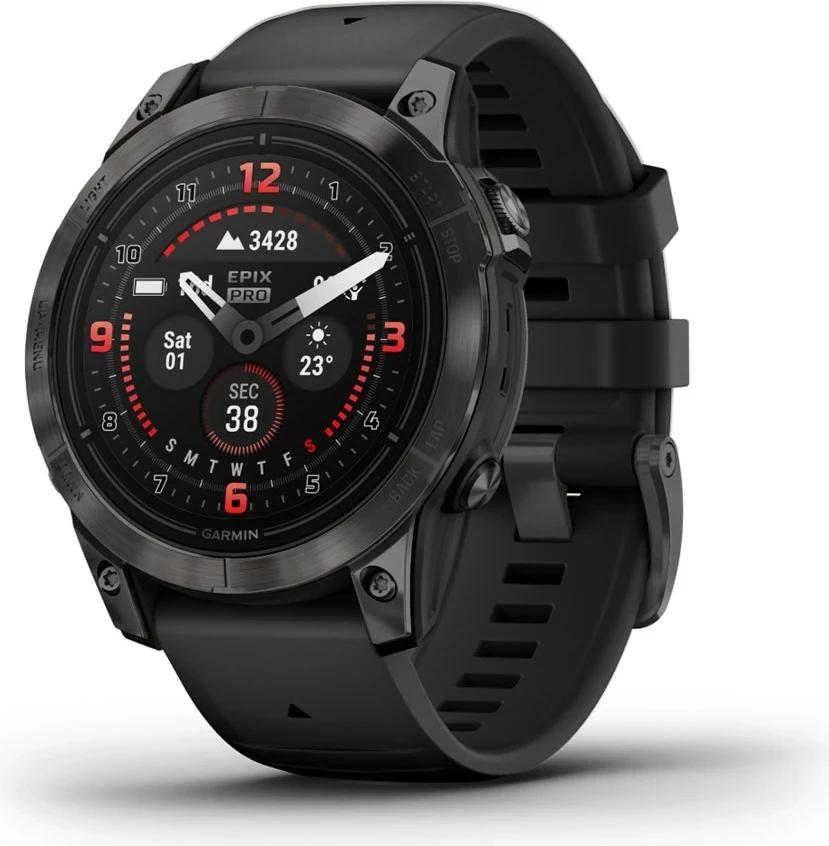 Pametna ura Garmin epix Pro (Gen 2) Sapphire Edition, 47 mm, 32 GB, črna