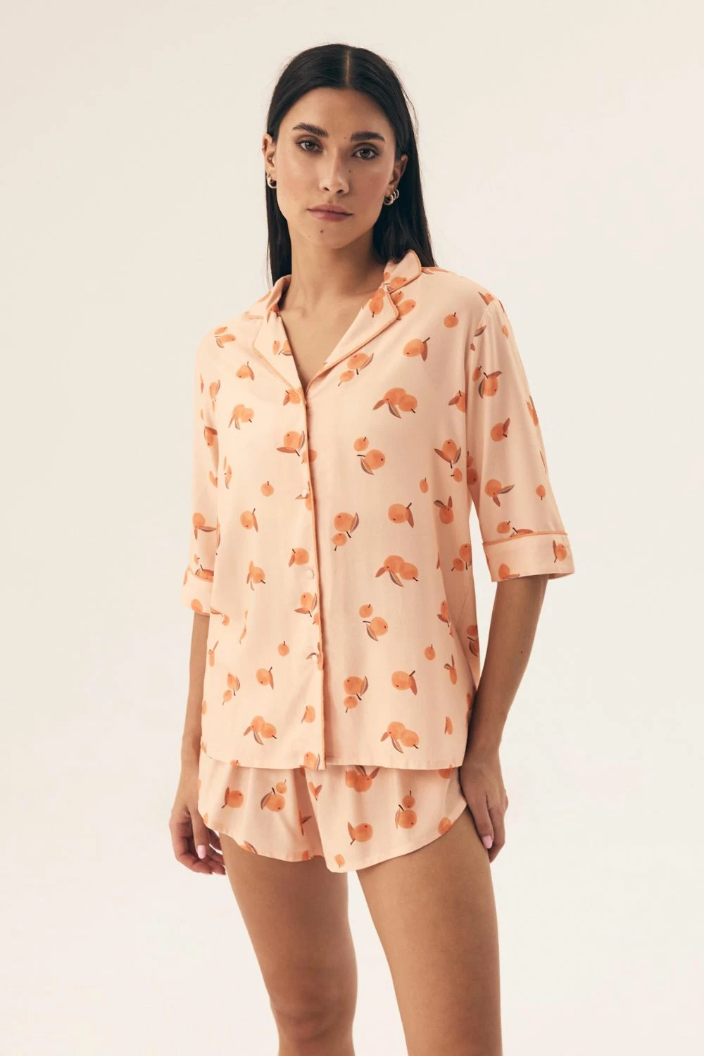 Pižama za ženske, Henderson 212008, oranžna