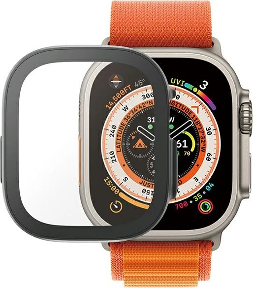 Zaščitni ovitek za Apple Watch Ultra 2, 49 mm, črn PanzerGlass
