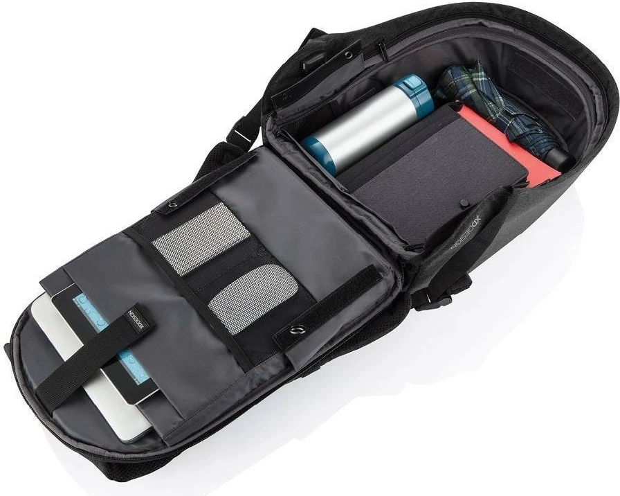 Protimafijska nahrbtnik XD DESIGN BOBBY HERO XL, 20 L, za prenosnik 17", siva