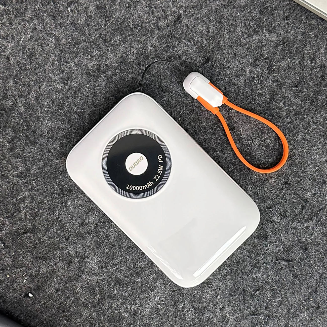 Prenosna baterija 10000 mAh, 22,5W, USB-A/USB-C Dudao K21 Mini, bež