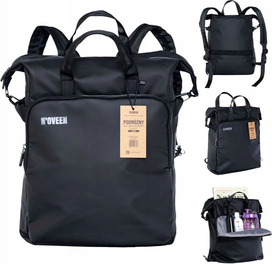 Nahrbtnik N'OVEEN CTB300, poliester, črn