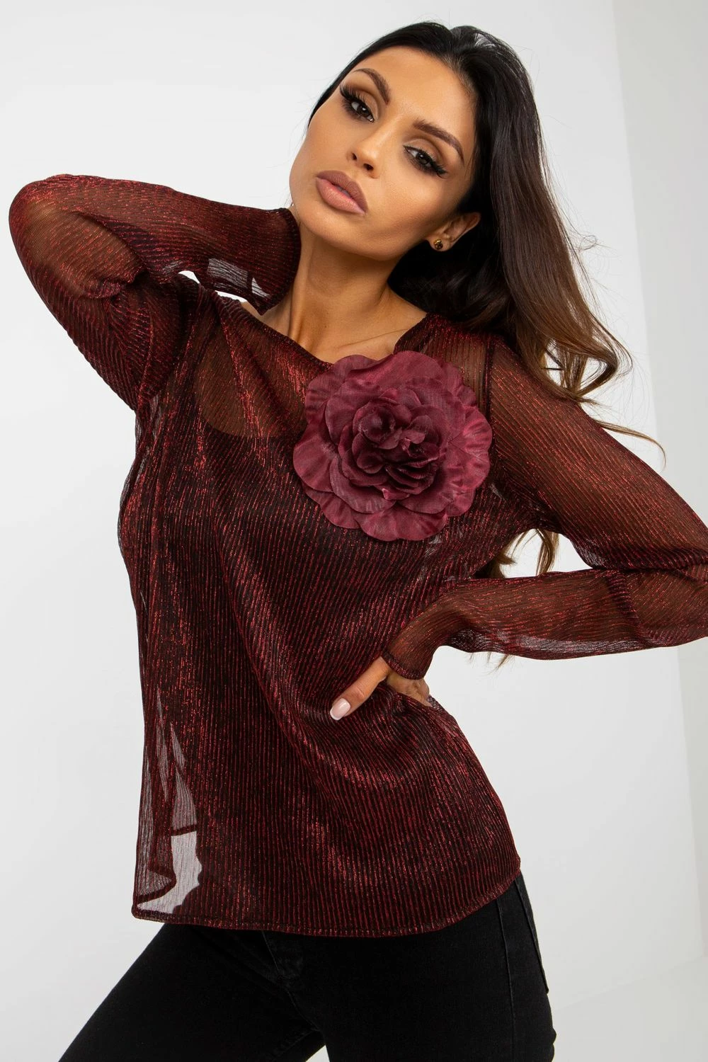 Bluza Lakerta model 175477, črna